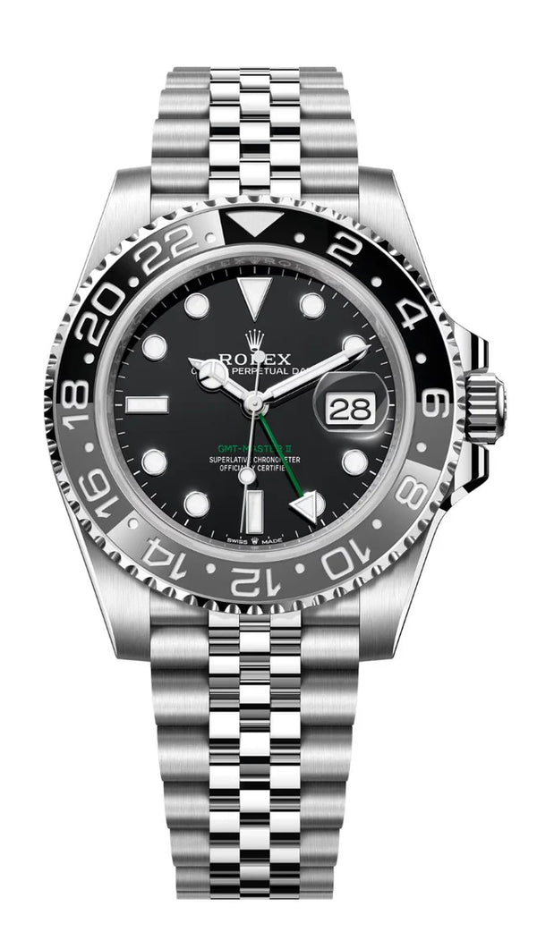 Rolex GMT Master II “Bruce Wayne” Jubilee (Ref 126710GRNR) - Biel Watches