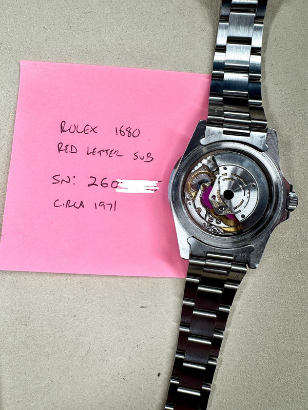 Rolex “Red Letter” Submariner Mk4 (Ref 1680) - Biel Watches