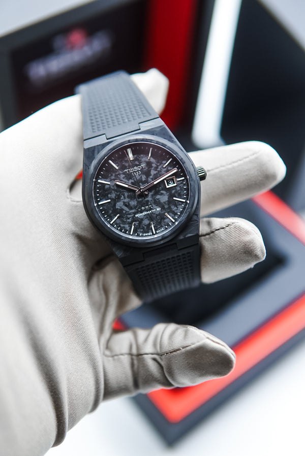 Tissot PRX Powermatic 80 Carbon - Biel Watches