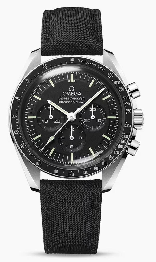 Omega Speedmaster Professional on Nylon Strap - Biel Watches