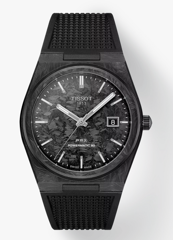 Tissot PRX Powermatic 80 Carbon - Biel Watches