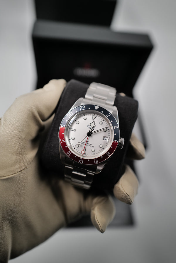 Tudor Black Bay GMT "Pepsi" White Dial (79830RB) - Biel Watches