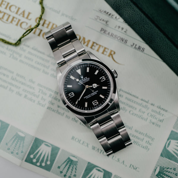 The Perfect Adventure Watch: The Rolex Explorer 1 Ref. 14270