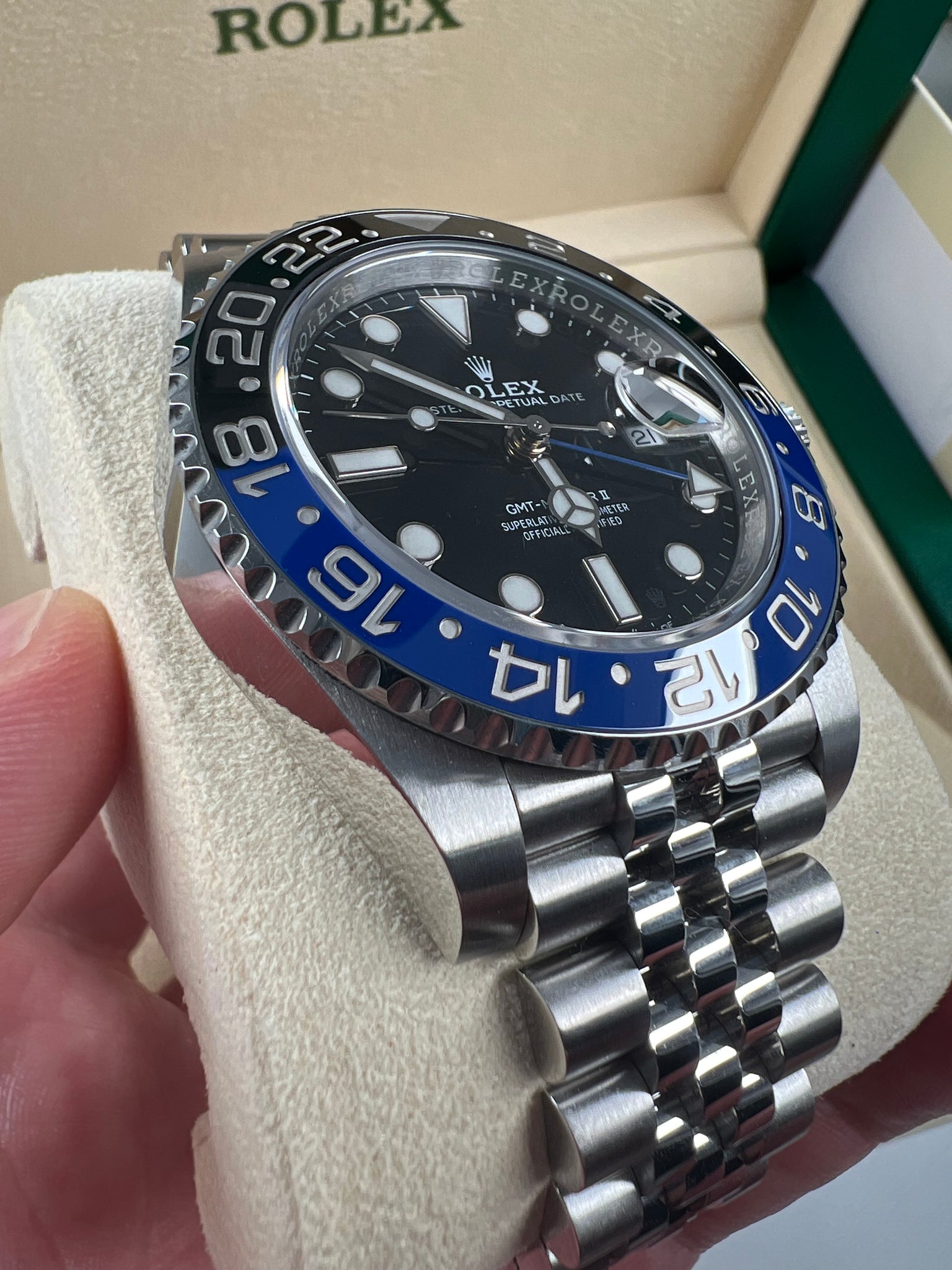 Rolex GMT Master II “Batgirl” (Ref 126710BLNR)