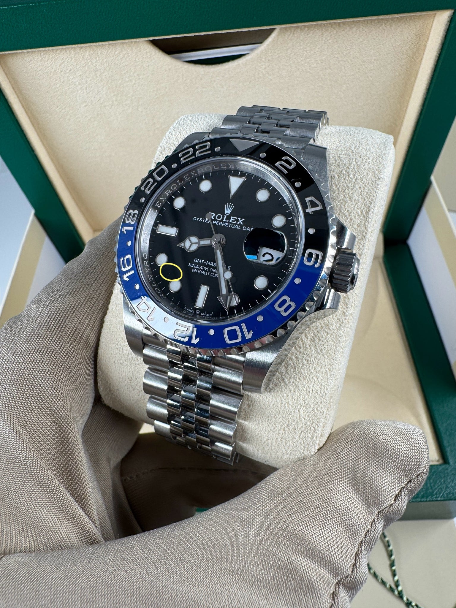 Rolex GMT Master II “Batgirl” (Ref 126710BLNR)