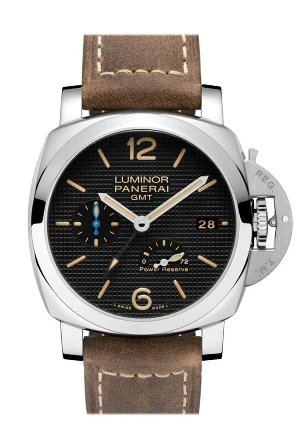 Panerai Luminor Marina GMT (PAM01537) | 42mm Steel, Black Dial | Pre-Owned