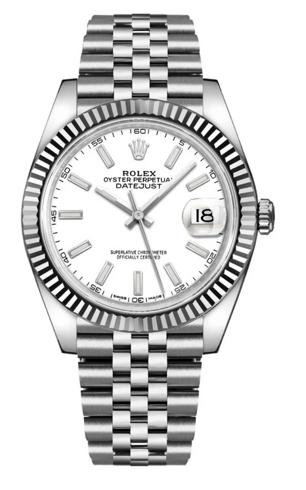 Rolex Datejust 41 - White Stick Dial (Ref 126334)