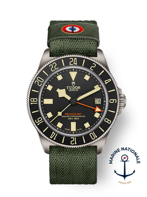 Tudor Pelagos FXD GMT (2542G267NU) | 42mm Titanium, Green Strap | New - Biel Watches