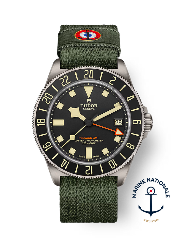 Tudor Pelagos FXD GMT (2542G267NU) | 42mm Titanium, Green Strap | New