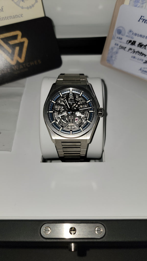 Zenith Defy Classic Skeleton Dial Titanium - Biel Watches