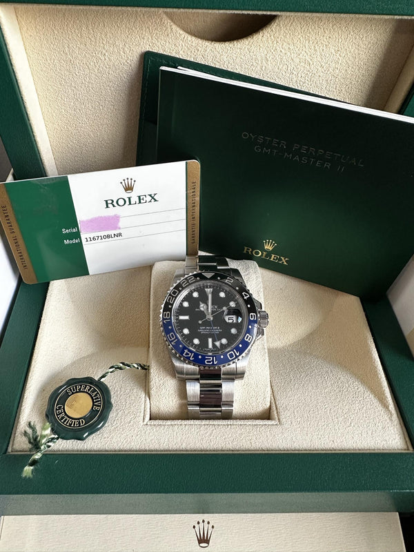 Rolex GMT Master II “Batman” (Ref 116710BLNR)