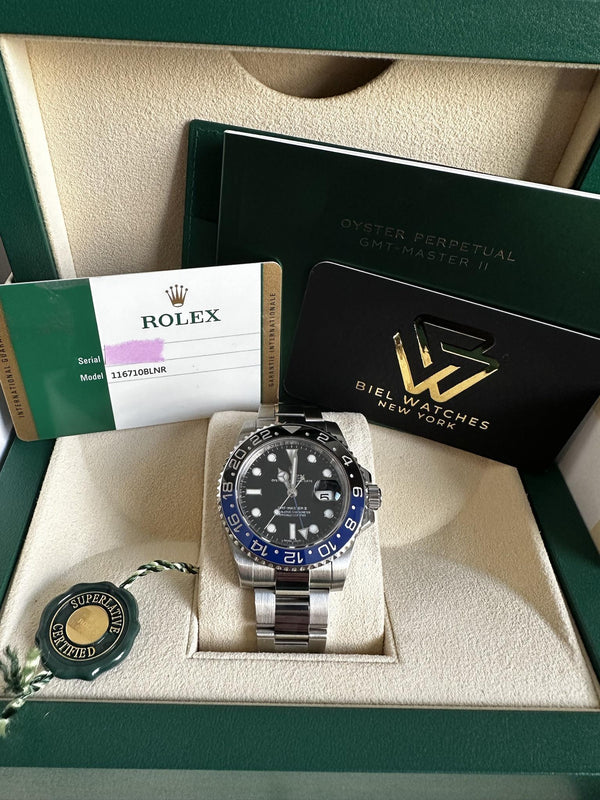 Rolex GMT Master II “Batman” (Ref 116710BLNR)