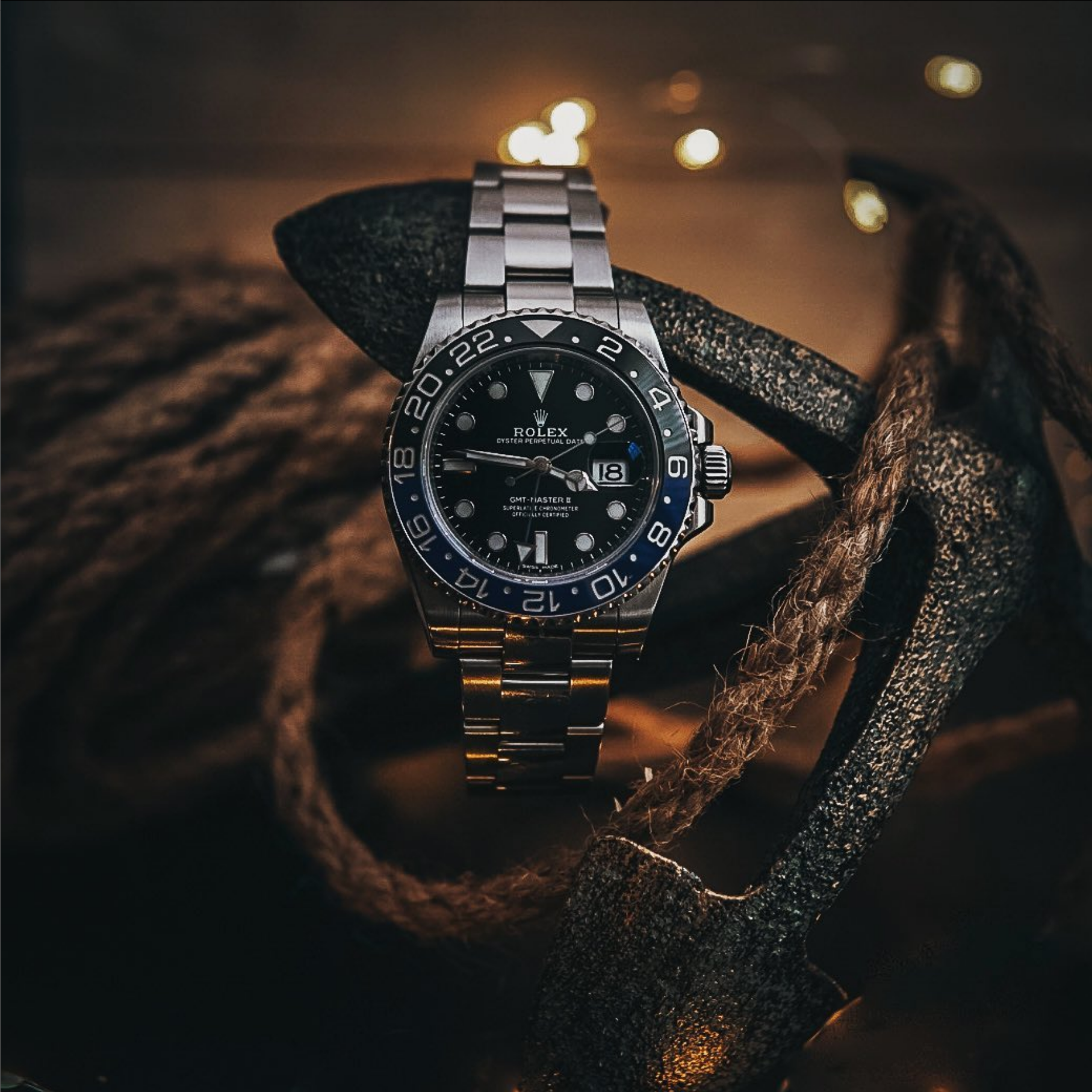 Rolex batman black hot sale
